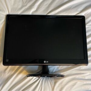 LG Black Flatron Monitor